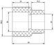 Муфта PPR BLUE OCEAN 50х25 редукційна BORCXX5025XXX - BORCXX5025XXX - 2