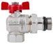 Кран шаровой с американкой и антипротечкой Icma Far. Rossa 3/4" угловой №362 87362AE11 - 87362AE11 - 3