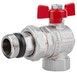 Кран шаровой с американкой и антипротечкой Icma Far. Rossa 3/4" угловой №362 87362AE11 - 87362AE11 - 1