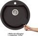 Кухонная мойка QTAP CS D510 Coffee (QTD510COF551) - QTD510COF551 - 2