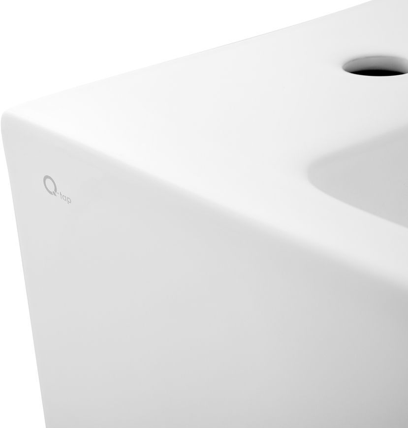 Биде подвесное QTAP Crow 520х360х290 White QT05555370W - QT05555370W