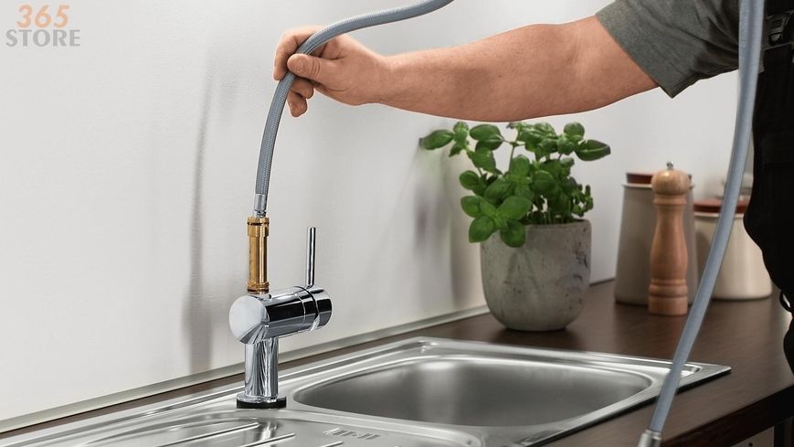 Змішувач для мийки сенсорний GROHE&nbsp;Minta Touch з висувним виливом 31360001 - 31360001