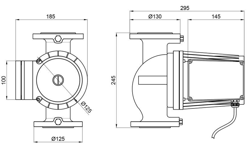 Насос циркуляційний фланцевий THERMO ALLIANCE 5" LPA40-16-700 TALPA4016700 - LPA4016700