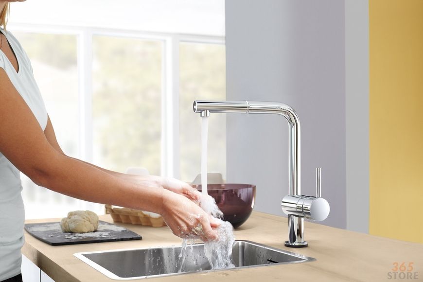 Змішувач для мийки сенсорний GROHE&nbsp;Minta Touch з висувним виливом 31360001 - 31360001