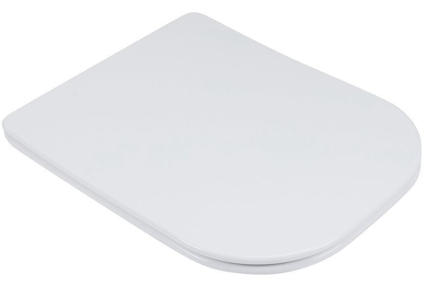 Унитаз подвесной QTAP Presto безободковый с сиденьем Soft-close QT24332615EW - QT24332615EW