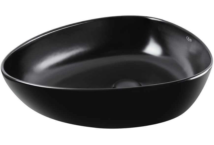 Раковина-чаша QTAP Leo 400x350x160 Matt black з донним клапаном QT1111A053MB - QT1111A053MB