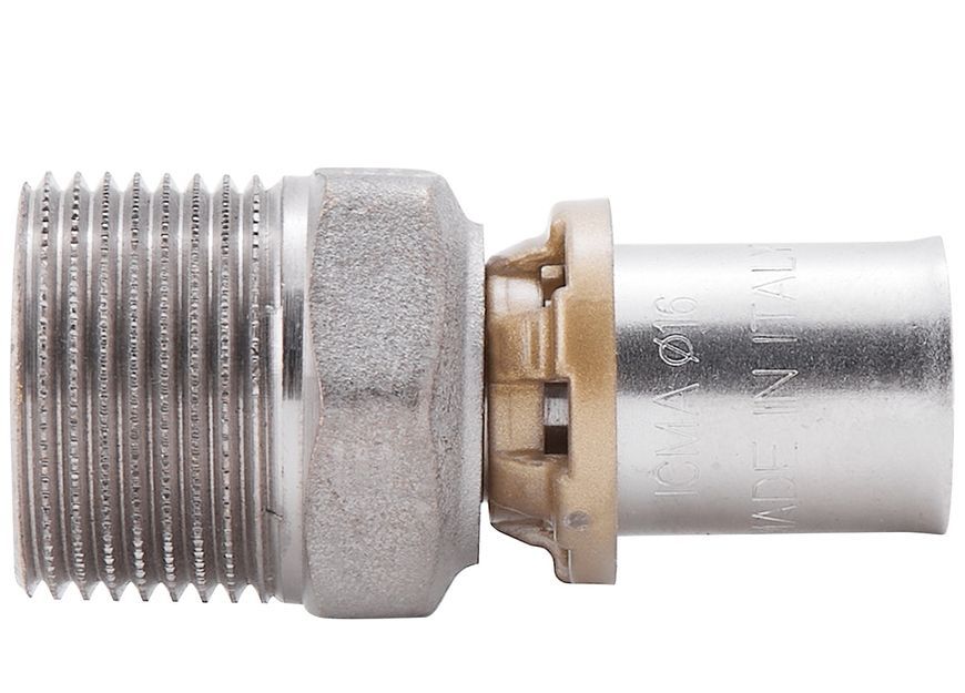 Переходник пресс-фитинг ICMA 16х3/4" НР №402 - 81402AEGH06