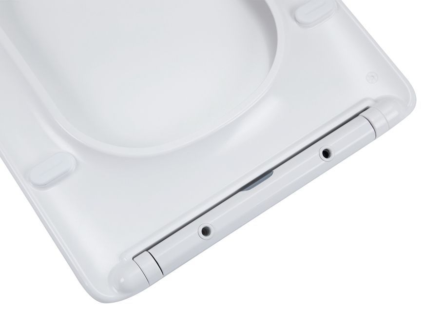Унитаз подвесной QTAP Presto безободковый с сиденьем Soft-close QT24332615EW - QT24332615EW