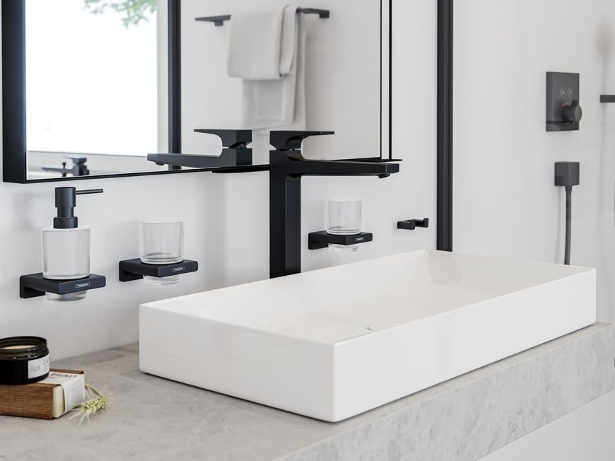 Диспенсер для рідкого мила HANSGROHE AddStoris 41745670 чорний матовий - 41745670