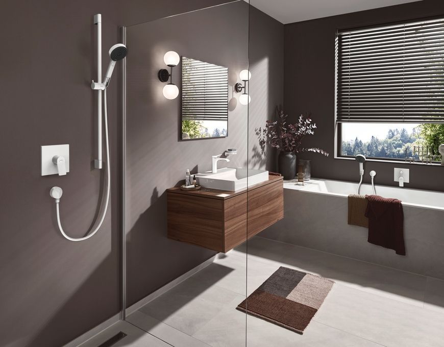 Ручний душ HANSGROHE Pulsify Select S 105 3jet Activation EcoSmart Matt White 24101700 білий матовий - 24101700