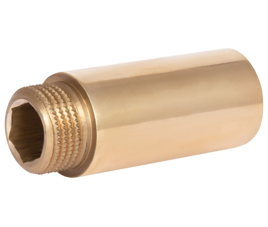 Удлинитель латунный Thermo Alliance Standart 1/2" ВРх1/2" НР, 100 мм SD42215100