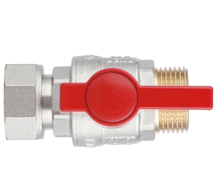 Кран кульовий прямий з накидною гайкою Thermo Alliance Standart 3/4" ВЗ латунь PN40 TAS261W20