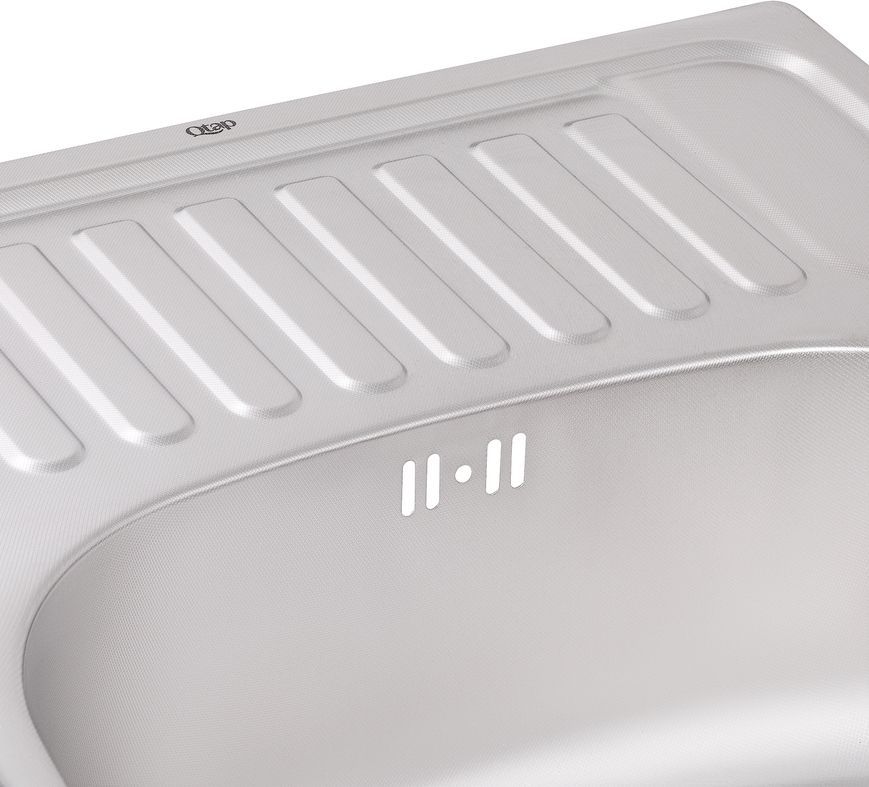 Кухонна мийка QTAP 5848 Micro Decor 0,8 мм (183) - QT5848MICDEC08