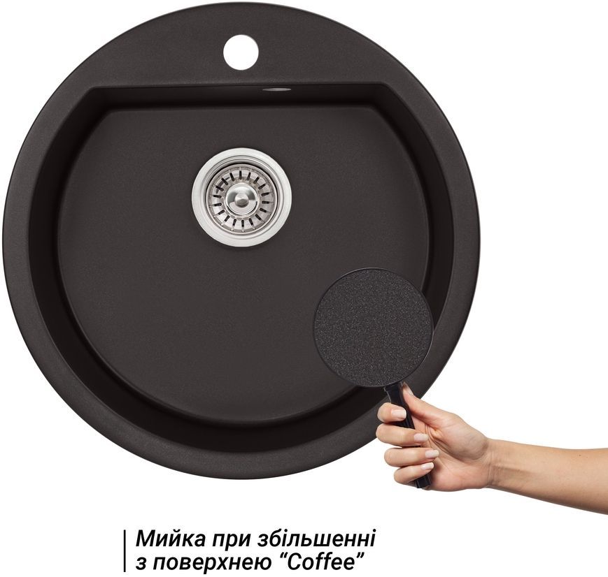Кухонная мойка QTAP CS D510 Coffee (QTD510COF551) - QTD510COF551