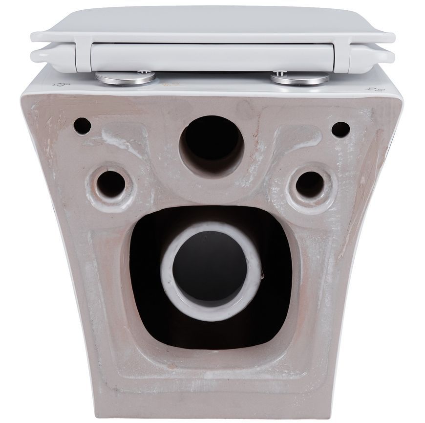 Унитаз подвесной QTAP Presto безободковый с сиденьем Soft-close QT24332615EW - QT24332615EW