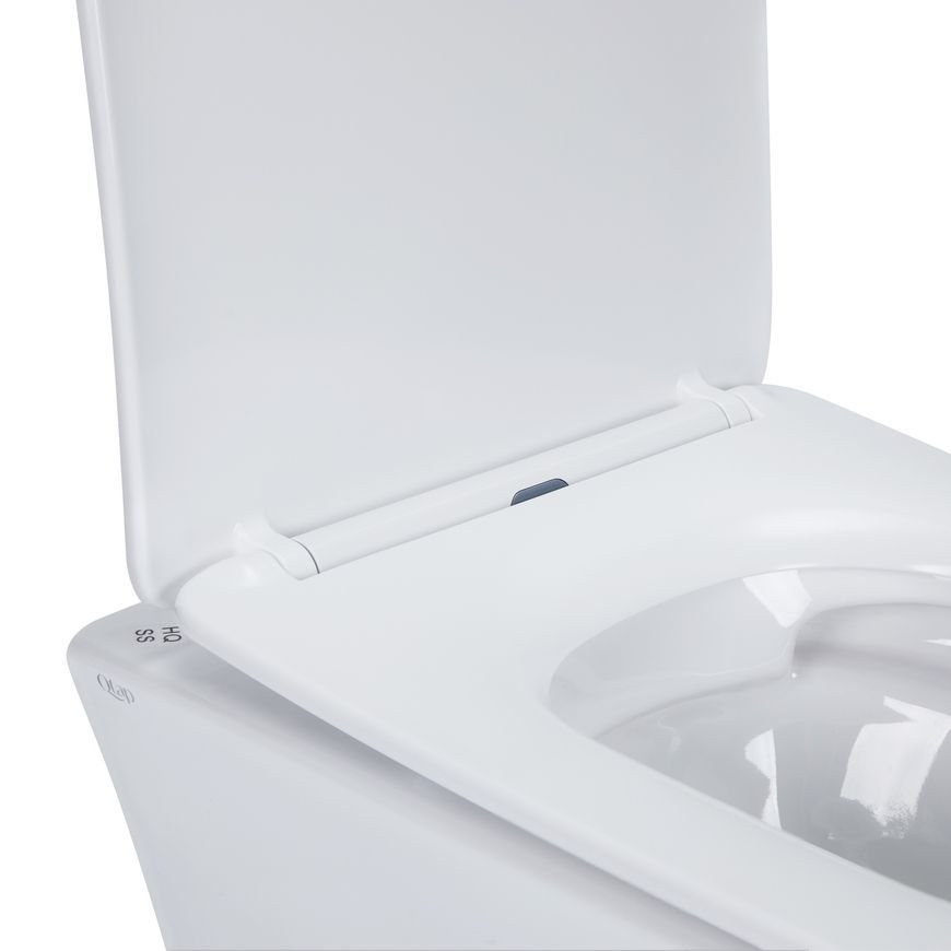 Унитаз подвесной QTAP Presto безободковый с сиденьем Soft-close QT24332615EW - QT24332615EW