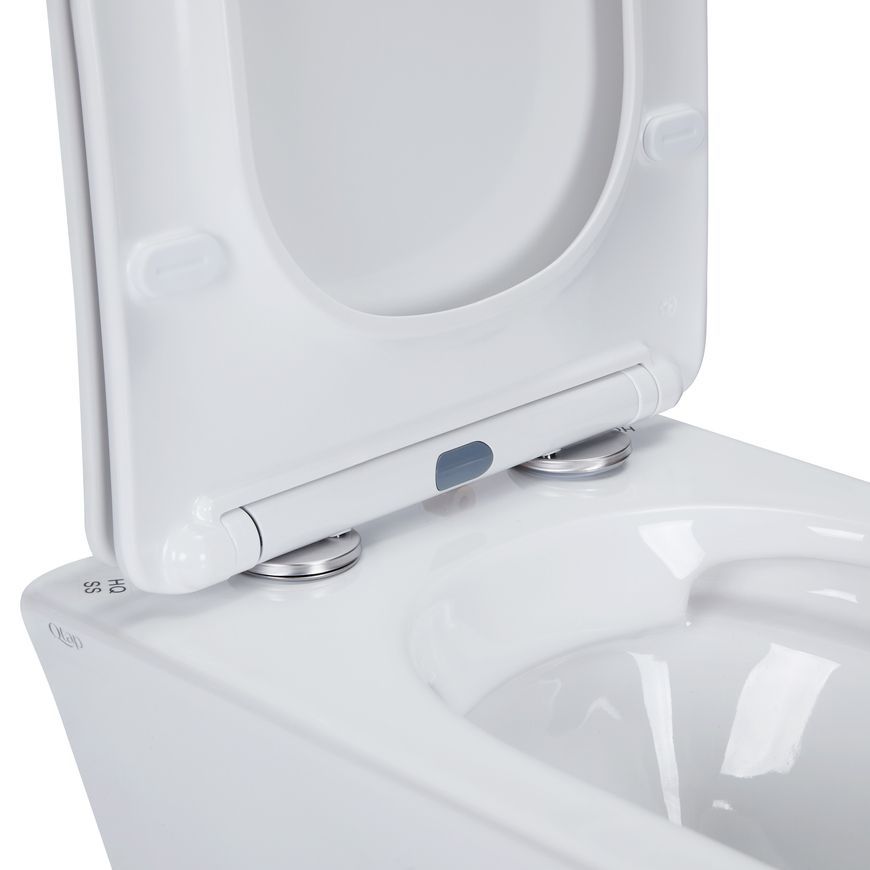 Унитаз подвесной QTAP Presto безободковый с сиденьем Soft-close QT24332615EW - QT24332615EW