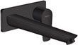 Настенный смеситель для раковины HANSGROHE Talis E скрытый монтаж 22,5 см Matt Black 71734670 черный матовый