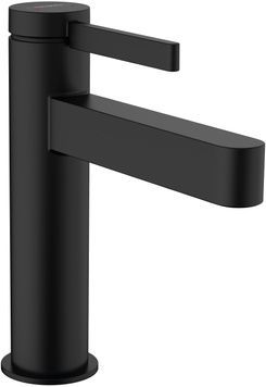 Змішувач для раковини HANSGROHE Finoris 110 Matt Black 76020670 чорний матовий з донним клапаном - 76020670