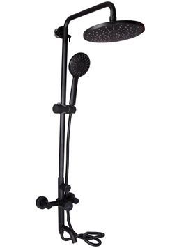 Душевая система LIDZ Aria 1030 с изливом Black LDARI1030BLA43373 черная матовая - LDARI1030BLA43373