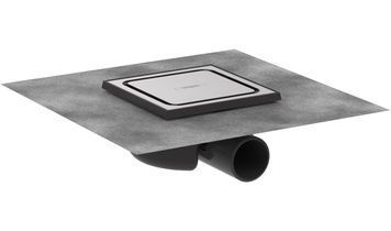 Трап душевой HANSGROHE RainDrain Spot 150/150 мм Brushed Stainless Steel 56055800 нержавеющая сталь - 56055800