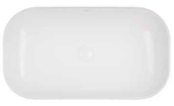 Раковина-чаша накладна Qtap Jay 725х430х145 з донним клапаном White QT07112166W - QT07112166W