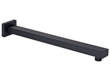 Кронштейн для верхнього душу Qtap Trubice 400 мм прямокутний QTTRU120BLM45929 Black Matt - QTTRU120BLM45929