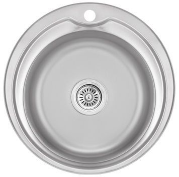 Мийка для кухні врізна Brinex 510-D Micro Decor 0,8 мм BRIN510MDEC08 - BRIN510MDEC08