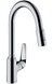 Смеситель для кухонной мойки HANSGROHE Focus M42 220 2jet sBox с выдвижным изливом Chrome 71820000 хром - 71820000 - 1