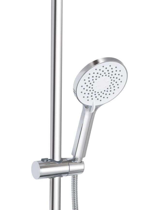 Душевая система Qtap Vlasta New с поворотным изливом Chrome QTVLA111CRM45650 - QTVLA111CRM45650