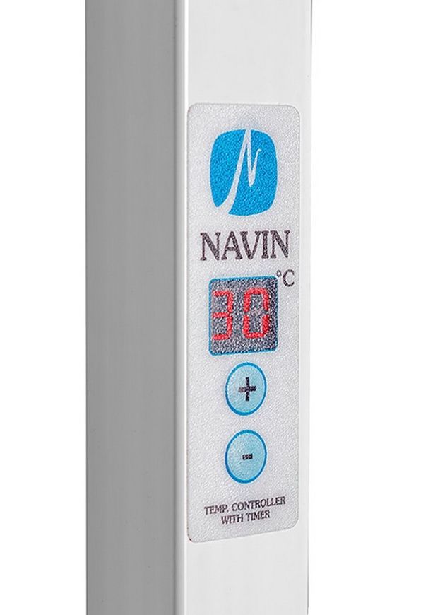 Полотенцесушитель электрический NAVIN Loft 500х800 Digital таймер регулятор левый белый 12-143152-5080 - 12-143152-5080