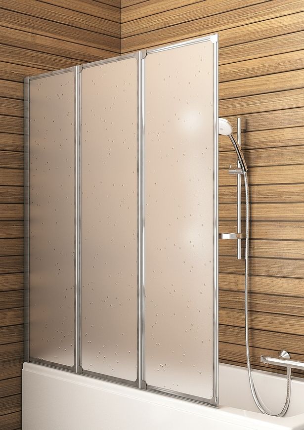 Шторка скляна для ванни KFA ARMATURA STANDARD 170-04000P універсальна, профіль хром матовий - 170-04000Р
