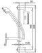 Набір змішувачів Q-TAP Set CRM 40-111 для умивальника, ванни, душова стійка - QTSETCRM40111 - 4