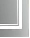 Дзеркало Qtap Cardinal 700х1000 прямокутне з LED-підсвічуванням Touch, з антизапотіванням, з димером, рег. темп. кольору (3000-6500K) QT0478C10070