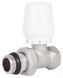 Кран радиаторный Thermo Alliance Base 1/2" ВН Classic прямой, ручка, антипротечка SD226W15
