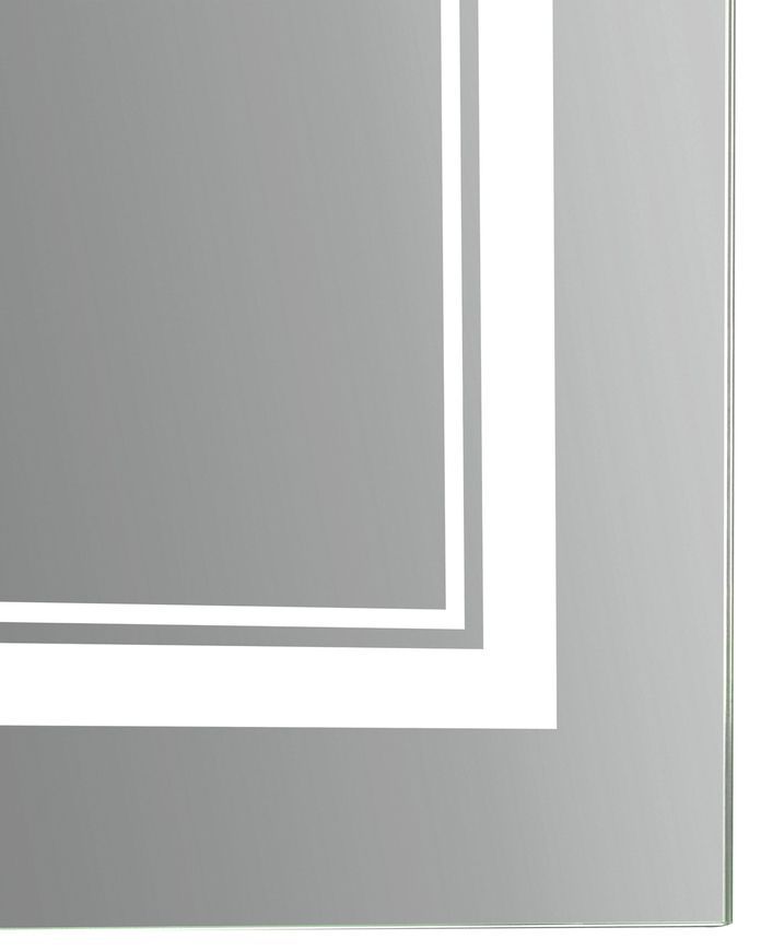 Дзеркало Qtap Cardinal 700х1000 прямокутне з LED-підсвічуванням Touch, з антизапотіванням, з димером, рег. темп. кольору (3000-6500K) QT0478C10070