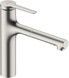 Смеситель кухонный HANSGROHE Zesis M33 160 с вытяжным изливом 2jet sBox lite 74804800 нержавеющая сталь - 74804800 - 1