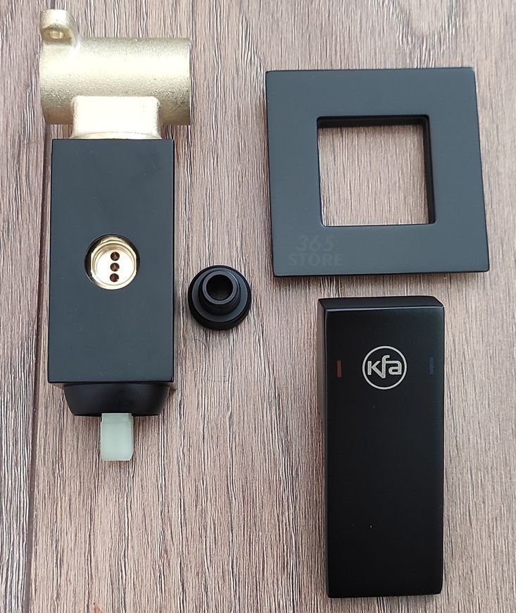 Смеситель для биде (гигиенический душ) KFA ARMATURA LOGON BLACK 5139-512-81 скрытый монтаж - 5139-512-81