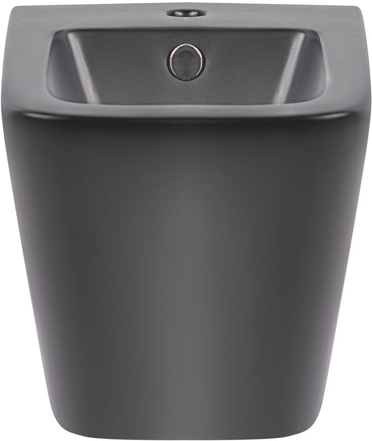 Биде подвесное QTAP Tern 485x345x330 Matt black QT1755052FMB - QT1755052FMB