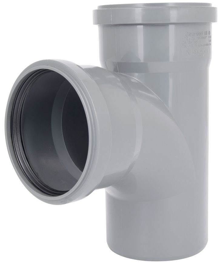 Тройник плавный канализационный Ostendorf-OSMA HT-System PLUS d110/110/110&times;87&deg; SD00057557