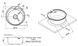 Кухонная мойка LIDZ 510-D Decor 0,8 мм (180) - LIDZ510DDEC - 2