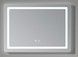 Зеркало настенное прямоугольное Qtap Mideya MI2 700х500 с LED-подсветкой Touch, антизапотеванием, диммером, рег. яркости QT2078NCF07050W