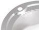 Мойка для кухни врезная Brinex 510-D Micro Decor 0,8 мм BRIN510MDEC08 - BRIN510MDEC08 - 6