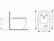 Биде напольное Qtap Jay 560х360х410 White QT07443375W - QT07443375W - 2
