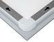 Зеркало настенное прямоугольное Qtap Mideya MI1 700х800 с LED-подсветкой Touch, антизапотеванием, диммером, рег. яркости QT2078DCF7080W