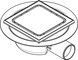 Трап душевой HANSGROHE RainDrain Spot 150/150 мм Brushed Stainless Steel 56055800 нержавеющая сталь - 56055800 - 3