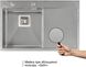 Кухонна мийка інтегрована QTAP DK7850L Satin 3,0/1,2 мм + сушарка + диспенсер - QTDK7850LSET3012 - 10