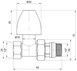 Кран радиаторный Thermo Alliance Base 1/2" ВН Classic прямой, ручка, антипротечка SD226W15
