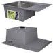 Кухонная мойка Lidz Handmade H6350R Brushed Steel 3,0/1,0 LDH6350BRUR45587 - LDH6350BRUR45587 - 6