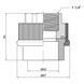 Муфта PPR THERMO ALLIANCE 40х1" 1/4 ВР - DSB208 - 2